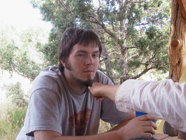 Chris with pointy beard